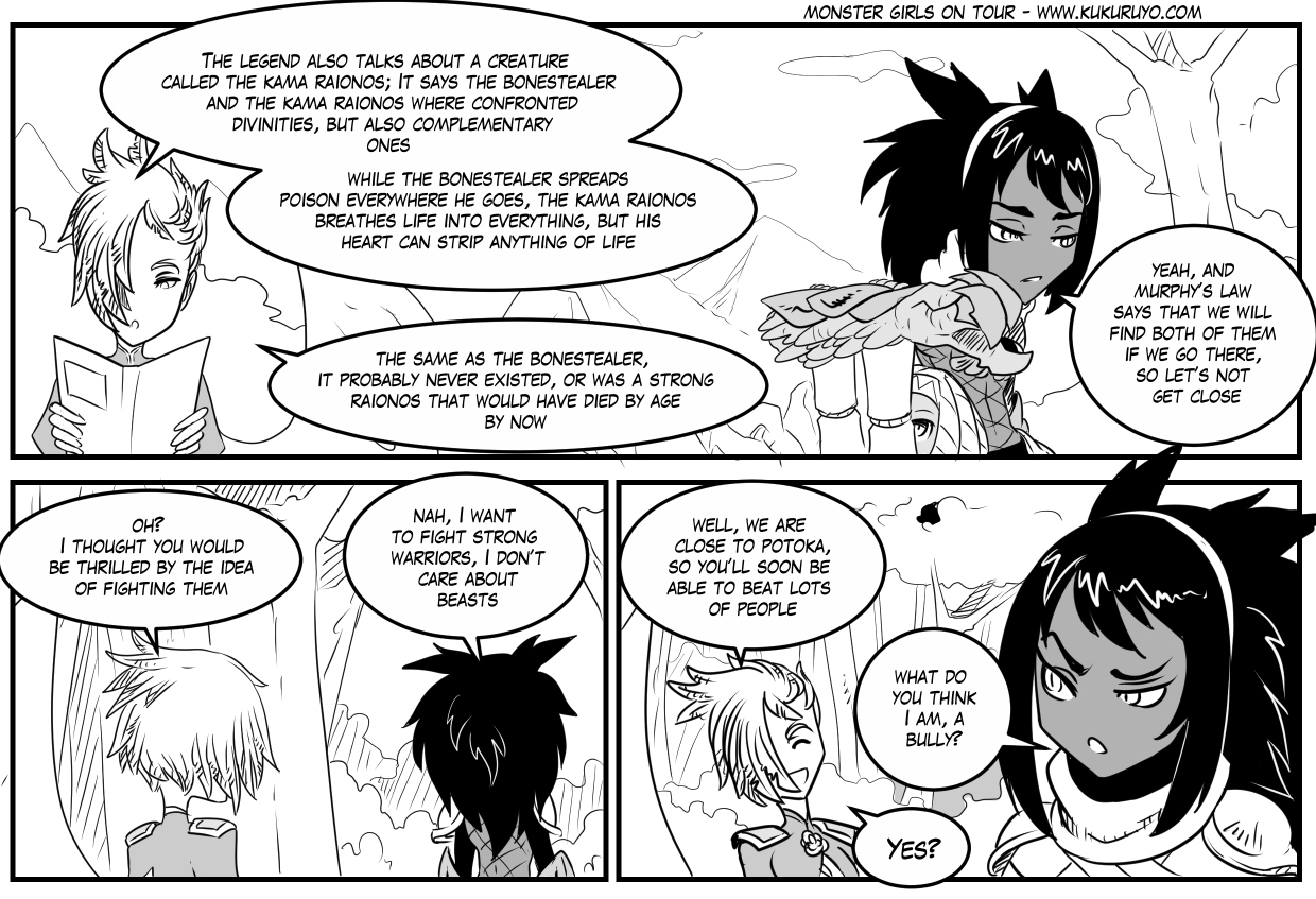 Monster girls on tour - Episode 222, Page 1: Page 222